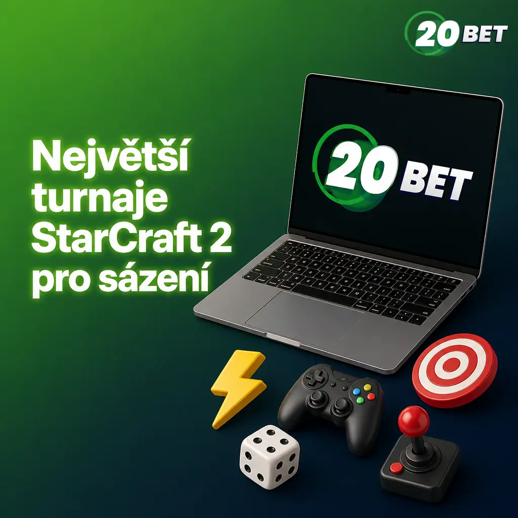 Největší turnaje StarCraft 2 pro sázení na 20bet – GSL, EWC, ESL Masters, IEM a další akce sezóny 2026.