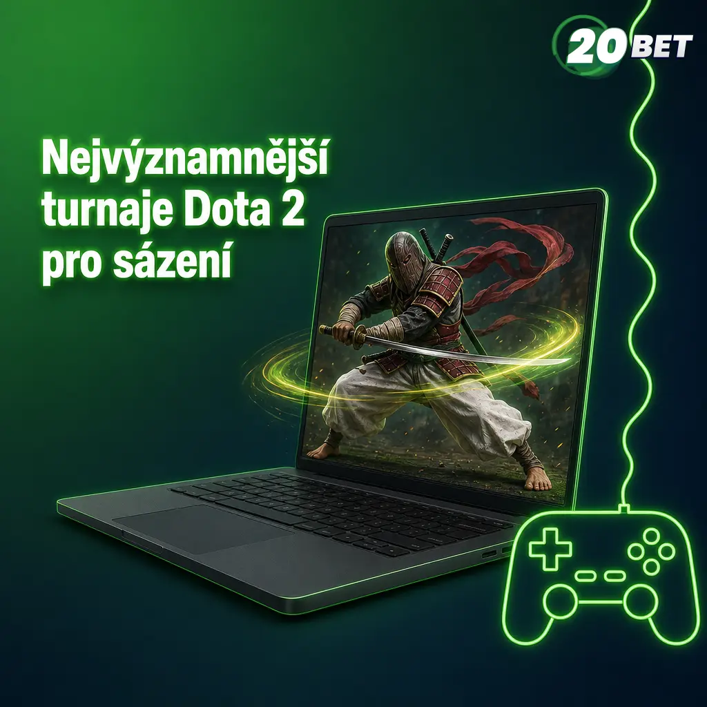 Přehled nejvýznamnějších turnajů Dota 2 (TI, BLAST, ESL, EWC, PGL, FISSURE) pro sázení na 20bet.