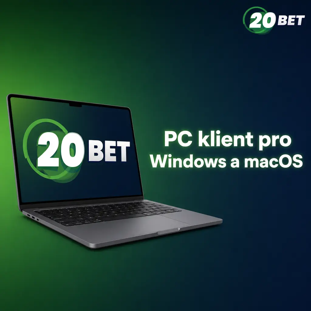 Webová verze 20bet pro Windows a macOS - sázky a casino hry přímo v prohlížeči bez stahování aplikace