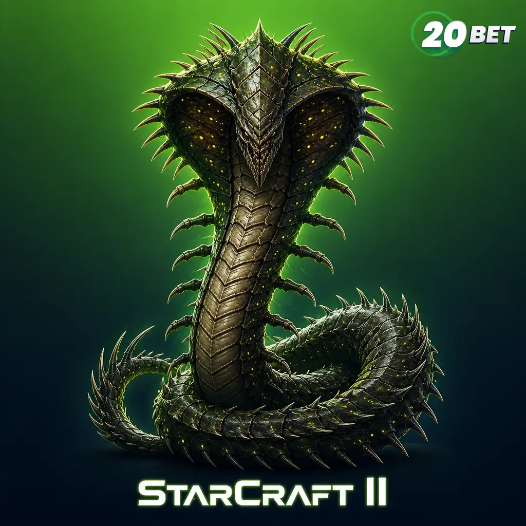 StarCraft II 1v1 souboj hráčů se sázkovými kurzy na vítěze, skóre map a handicap u 20bet