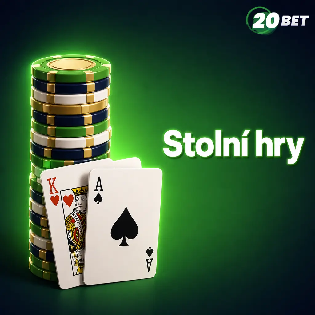 Stolní hry: ruletka, blackjack, poker a baccarat s pravidly jako v kamenných kasinech