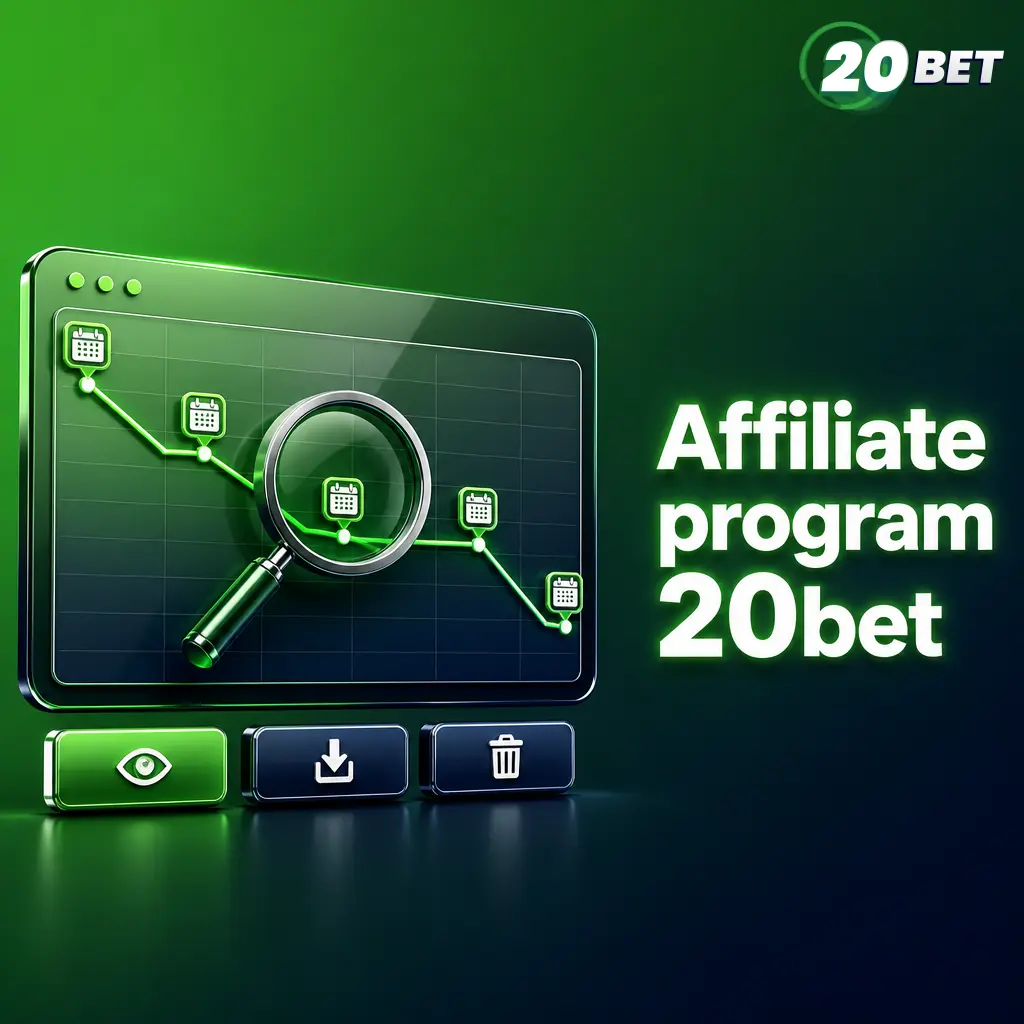 Affiliate program 20bet – partnerský systém s provizí za registrace, vklady a revenue share pro hráče