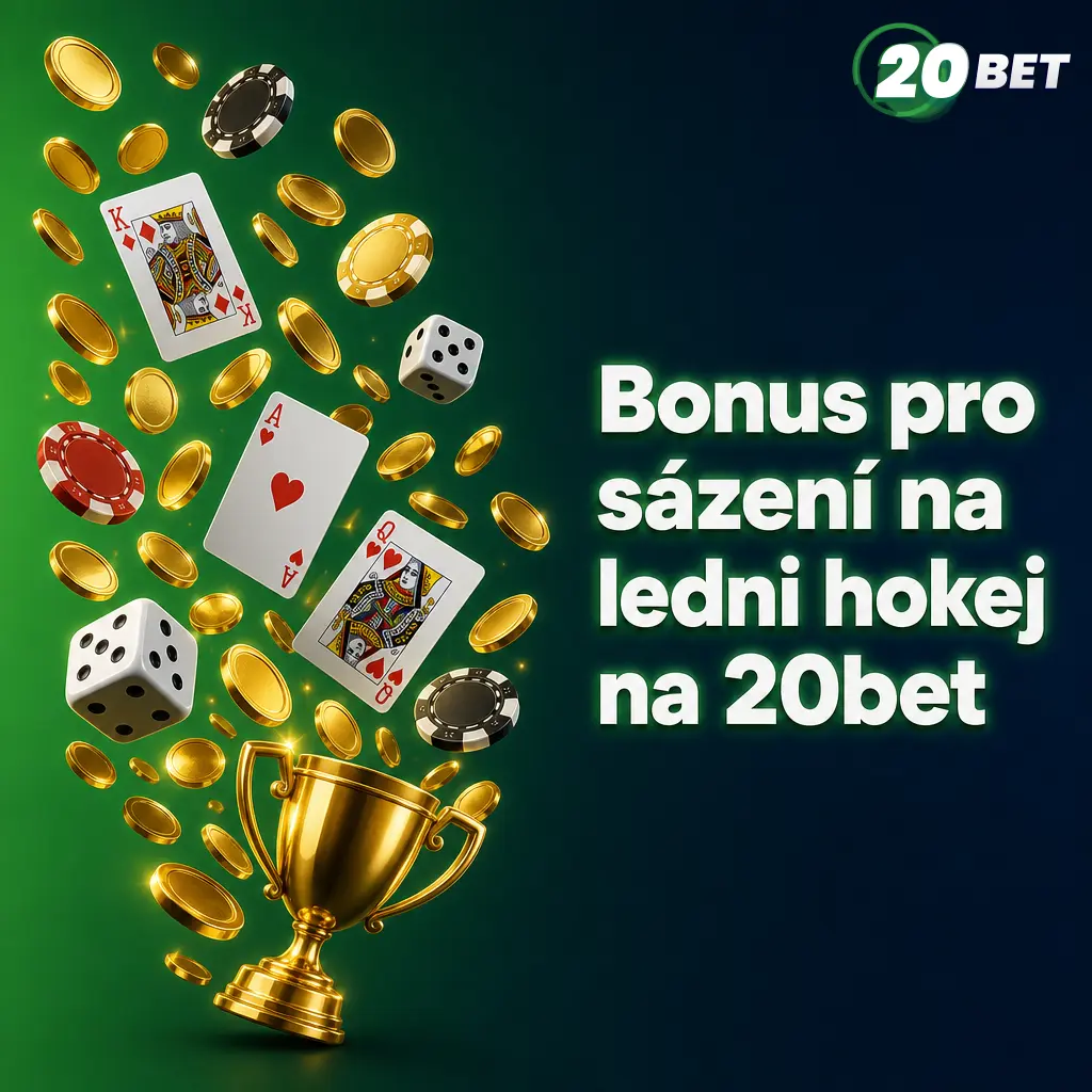 Uvítací bonus 20bet 100 % až 120 EUR na sázky na lední hokej – NHL, KHL i extraliga