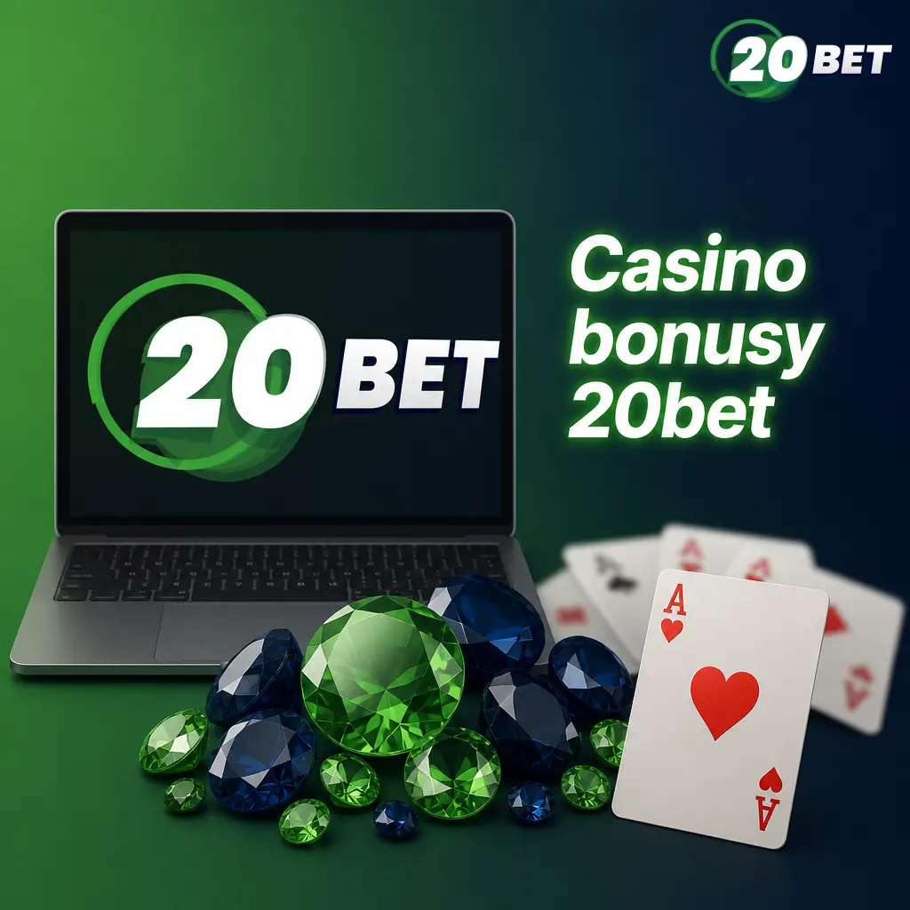 Casino bonusy 20bet: uvítací bonus 100 % do 3 000 Kč, free spiny, reload bonus a týdenní cashback za sázení.