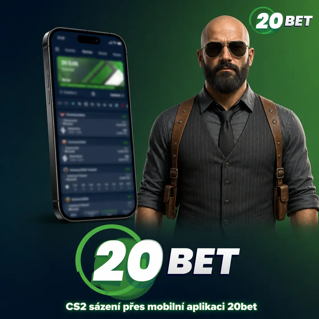 Sázení na CS2 v mobilní aplikaci 20bet – stažení, instalace a výběr zápasů s kurzy přímo v telefonu