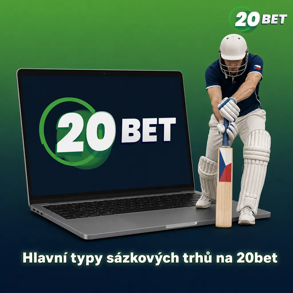 Přehled hlavních sázkových trhů na 20bet: výsledek zápasu, Over/Under, hendikep a BTTS s příklady