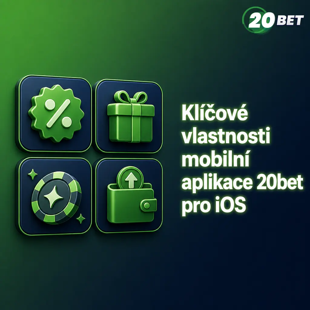 Mobilní aplikace 20bet pro iOS s licencí Curaçao, CZK bez poplatků, live casinem a bonusy pro sázení i kasino