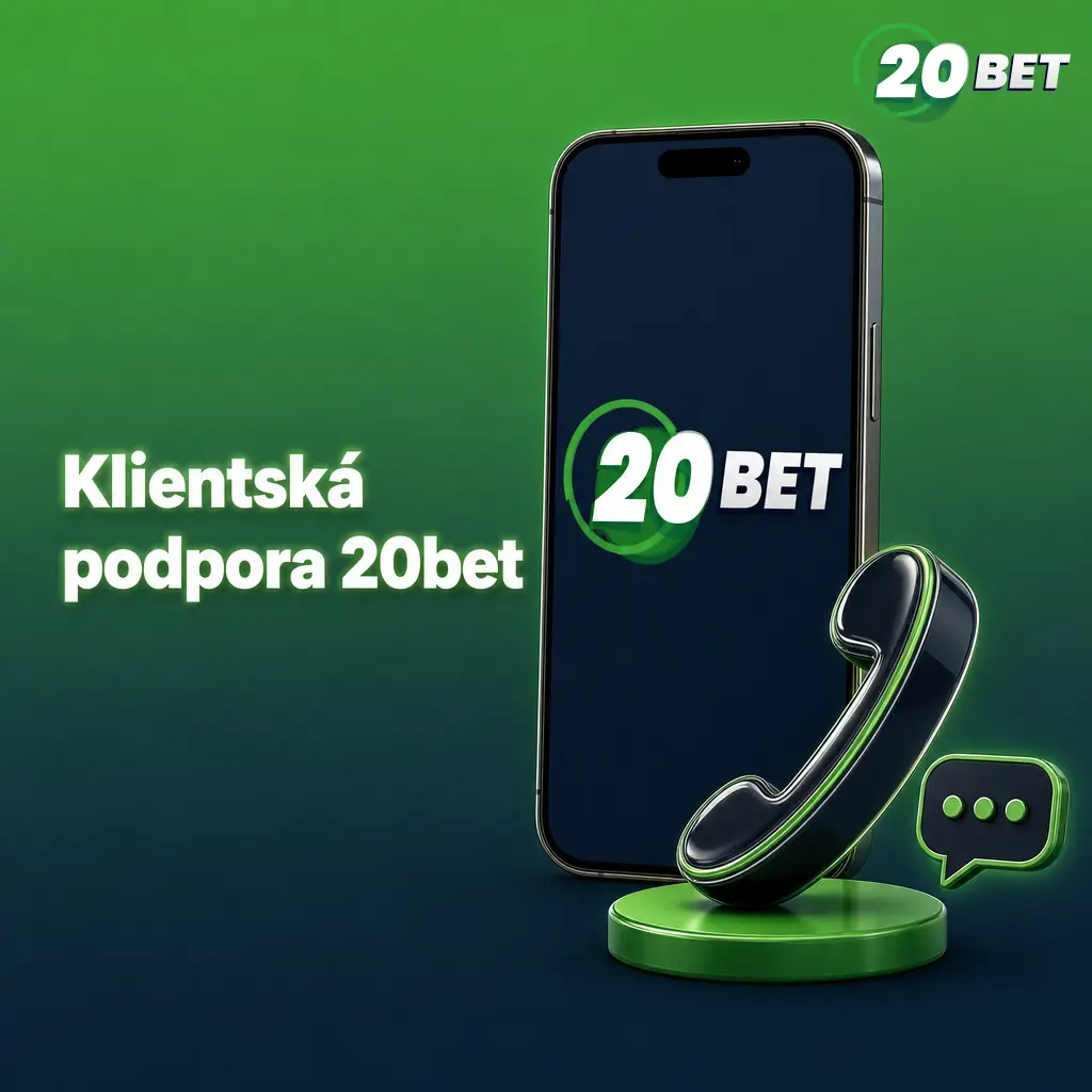 Klientská podpora 20bet: live chat 24/7, e-mail support@20bet.com a centrum nápovědí s FAQ