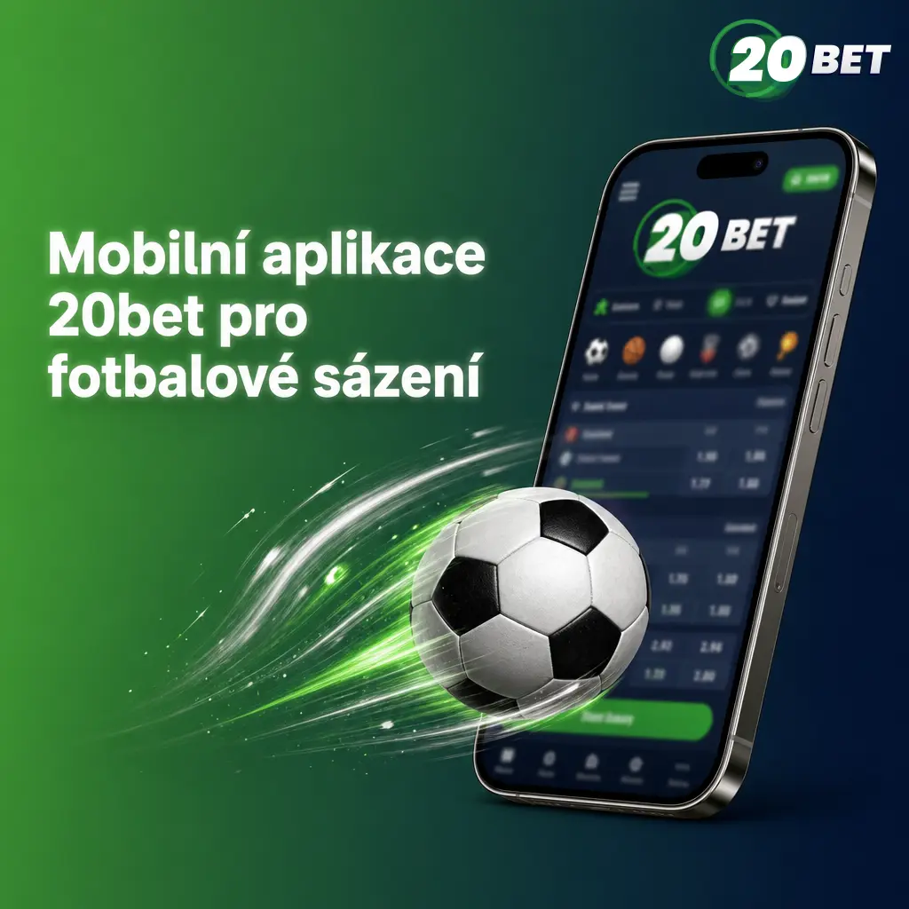 Mobilní aplikace 20bet pro Android a iOS s live fotbalovými zápasy, kurzy a rychlým sázením na dva doteky