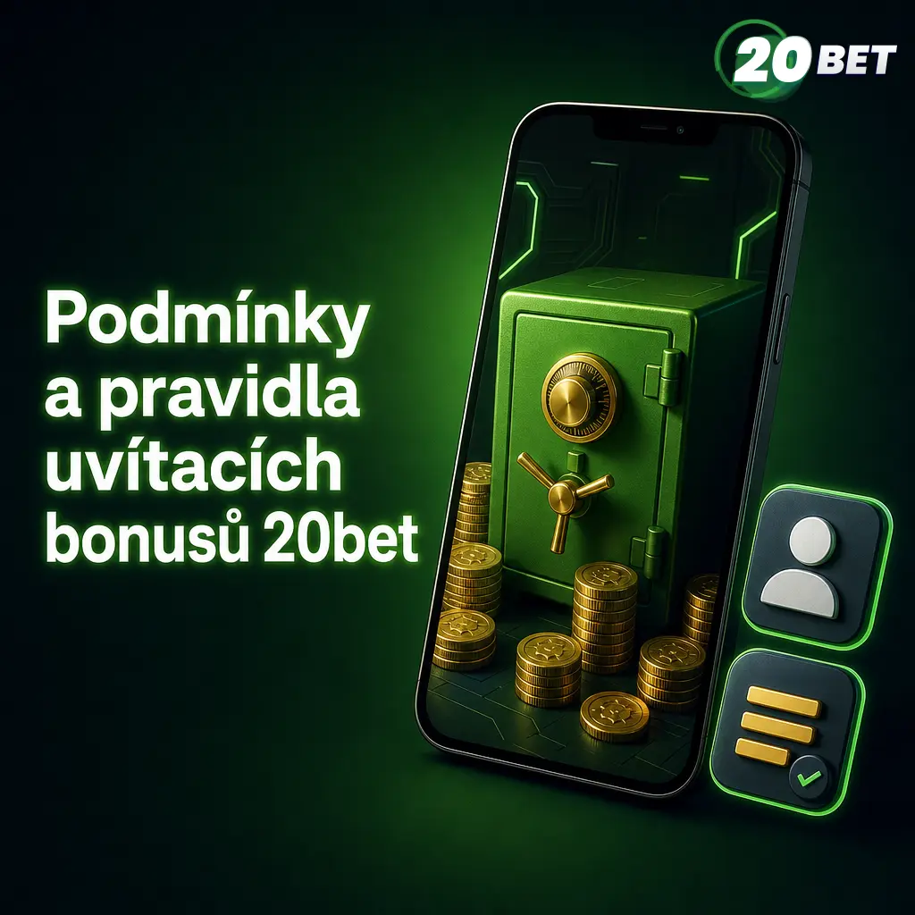 Pravidla a podmínky uvítacích bonusů 20bet: minimální vklad, obrat, KYC verifikace a věková hranice hráčů.