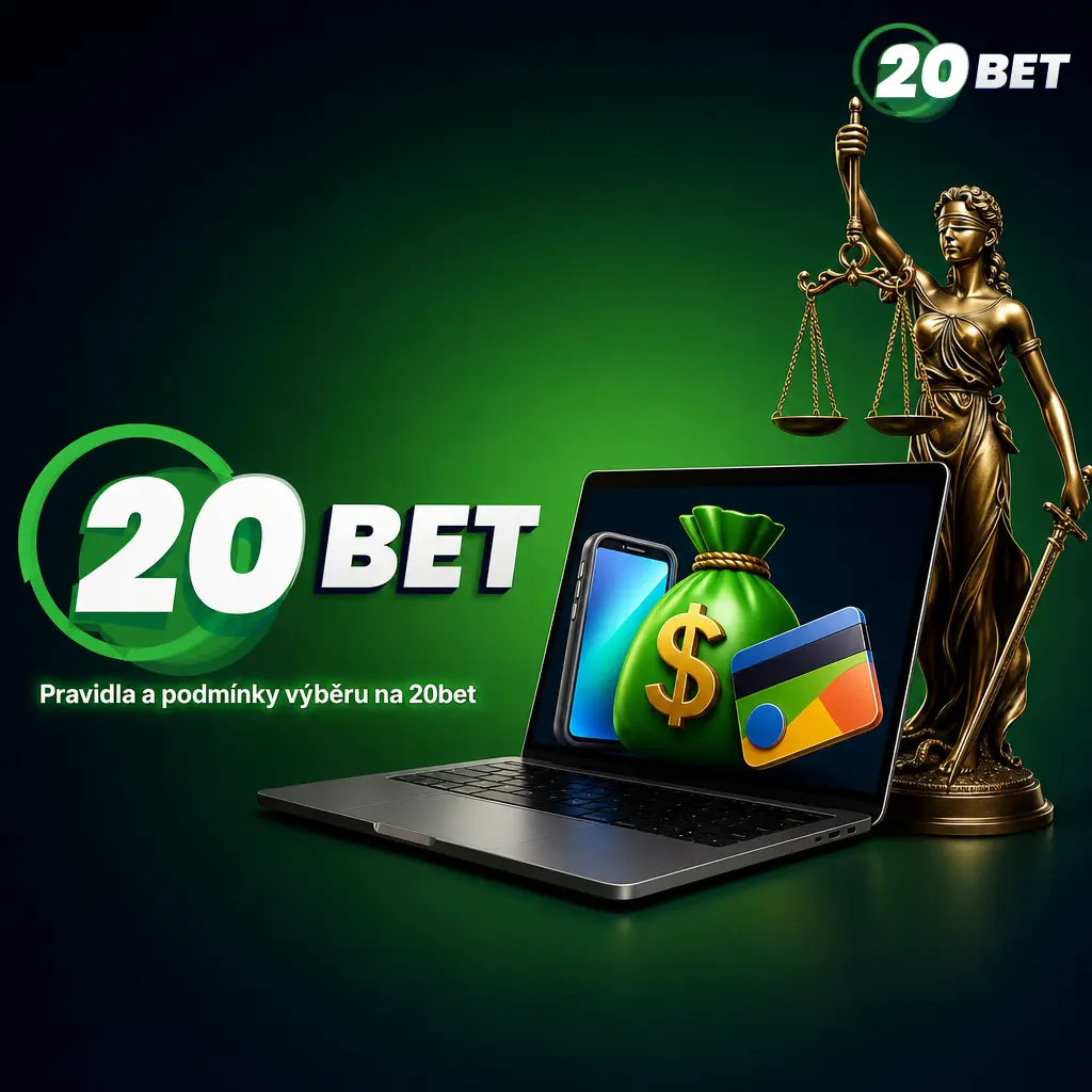 Pravidla a podmínky výběru peněz na 20bet pro hráče v ČR – KYC, sázkové požadavky a limity