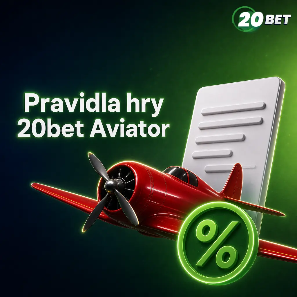 Pravidla hry Aviator na 20bet: rostoucí multiplikátor, Cash Out a minimální sázka 10 CZK