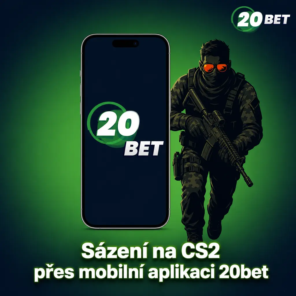 Mobilní aplikace 20bet pro sázení na CS2 na Android a iOS zařízeních