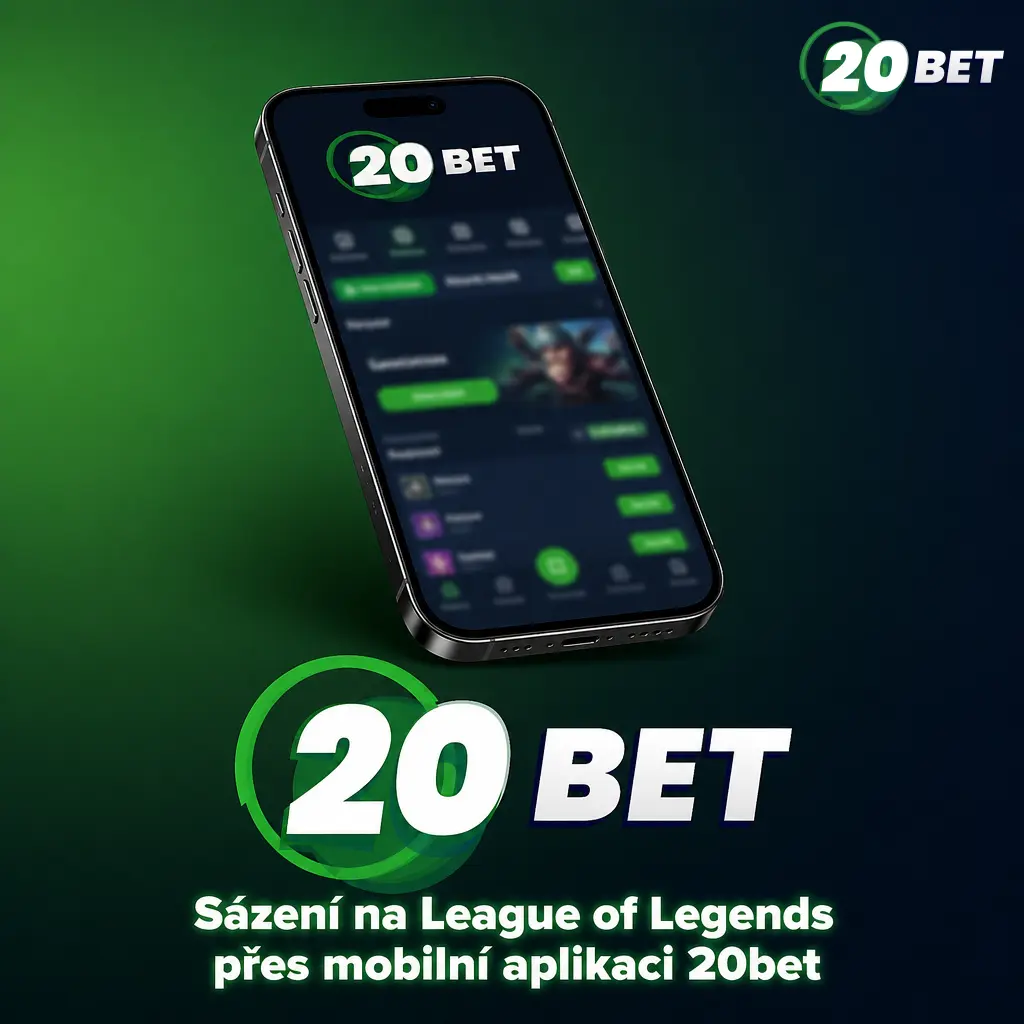 Sázení na League of Legends v mobilní aplikaci 20bet pro Android a iOS
