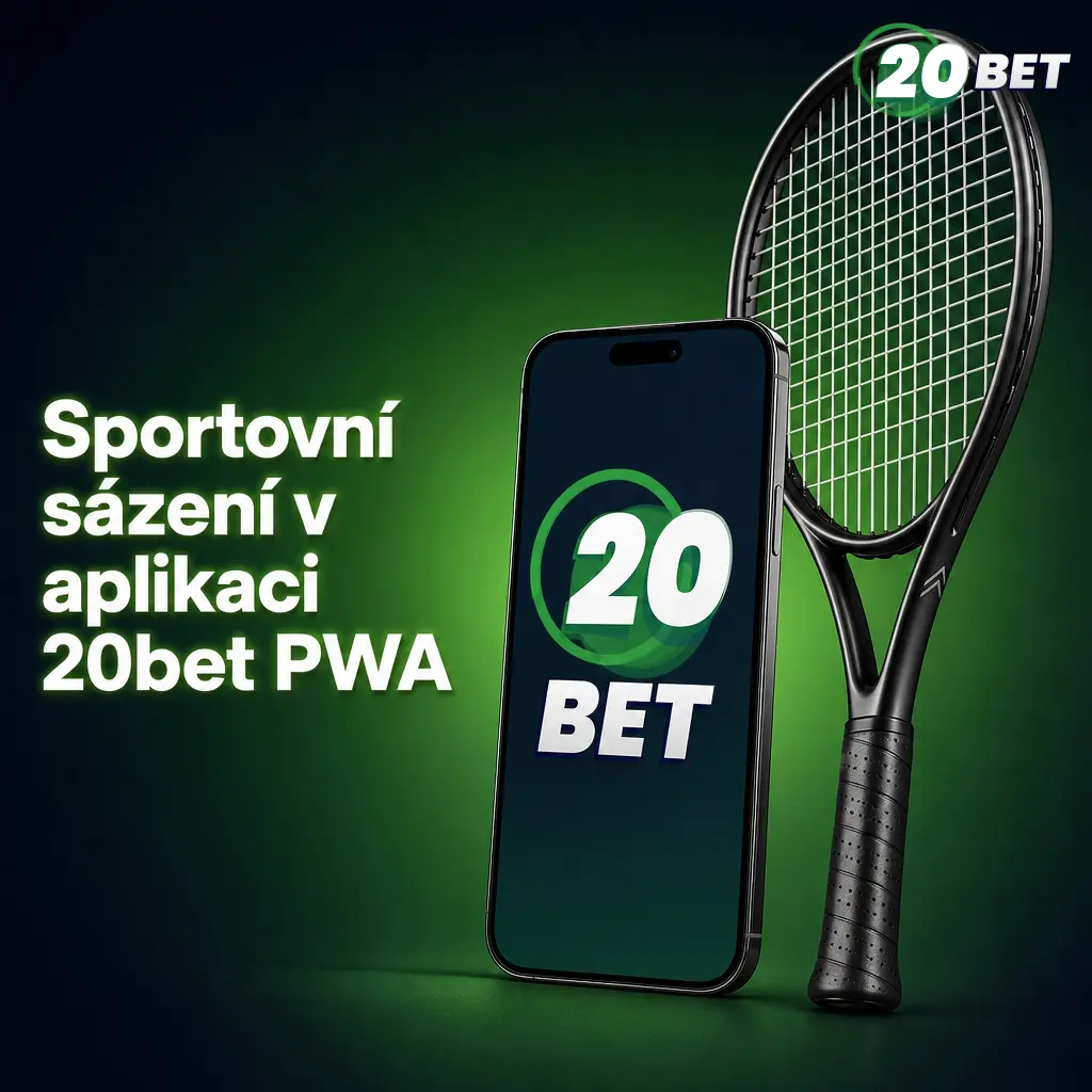 Sportovní sázení na fotbal, tenis, basketbal a další sporty v aplikaci 20bet PWA na mobilu