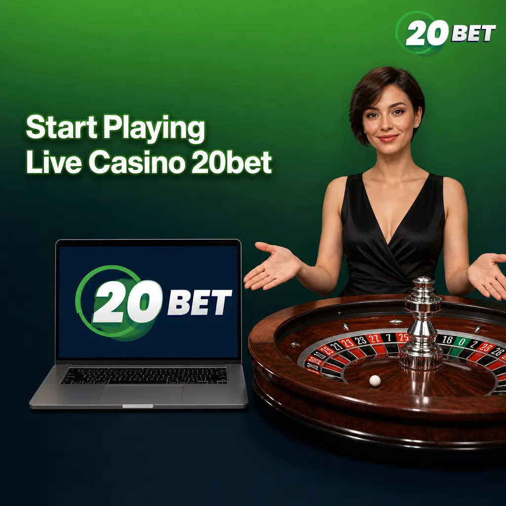 Návod na registraci a první live sázku v 20bet casinu – vklad, bonus a výběr live stolu jako ruleta či blackjack.