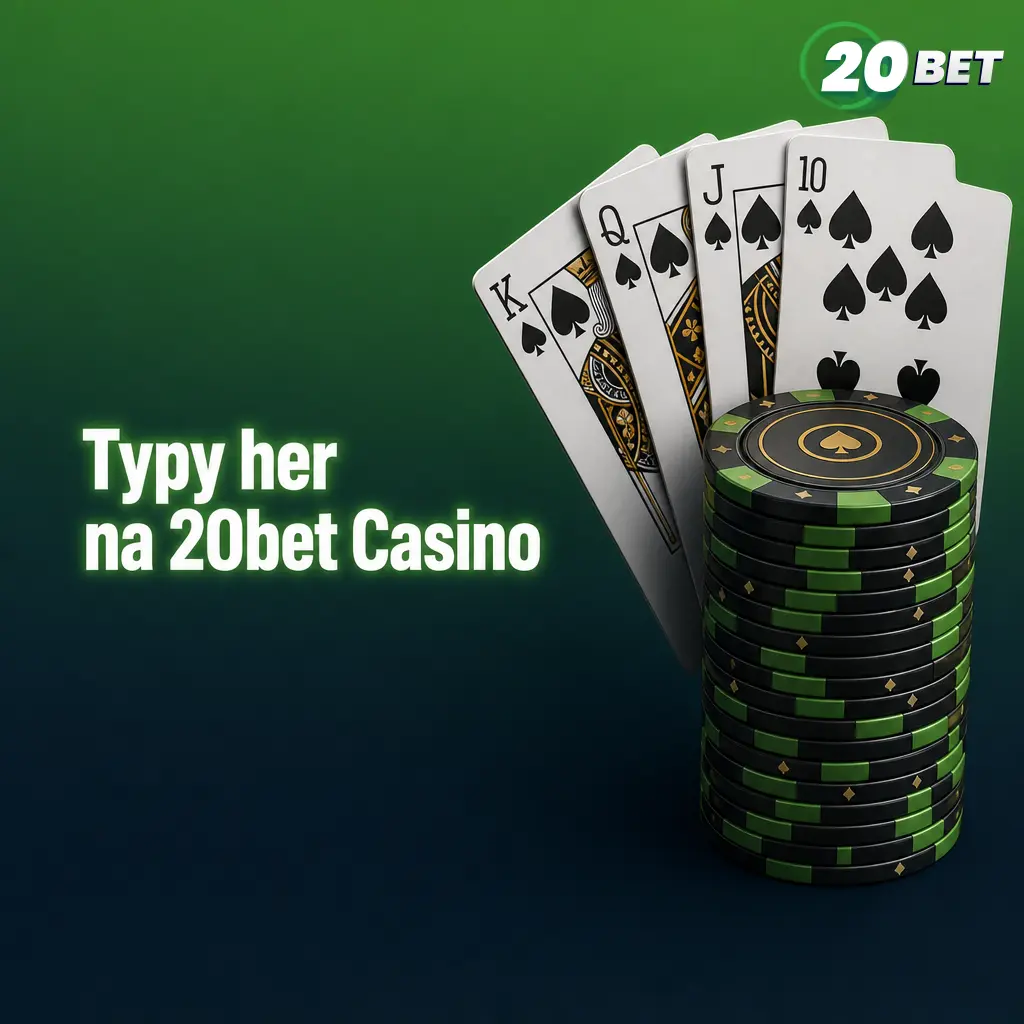 Přehled typů her v casinu 20bet – sloty, stolní hry, crash hry, jackpoty, video poker a bonus buy
