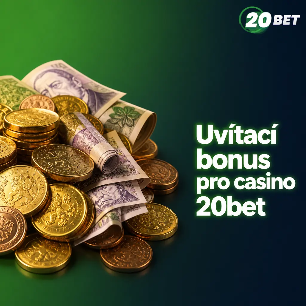 Uvítací bonus 20bet casino: 100 % do 3 000 CZK, 120 free spinů a bonusová hra pro nové hráče z Česka.