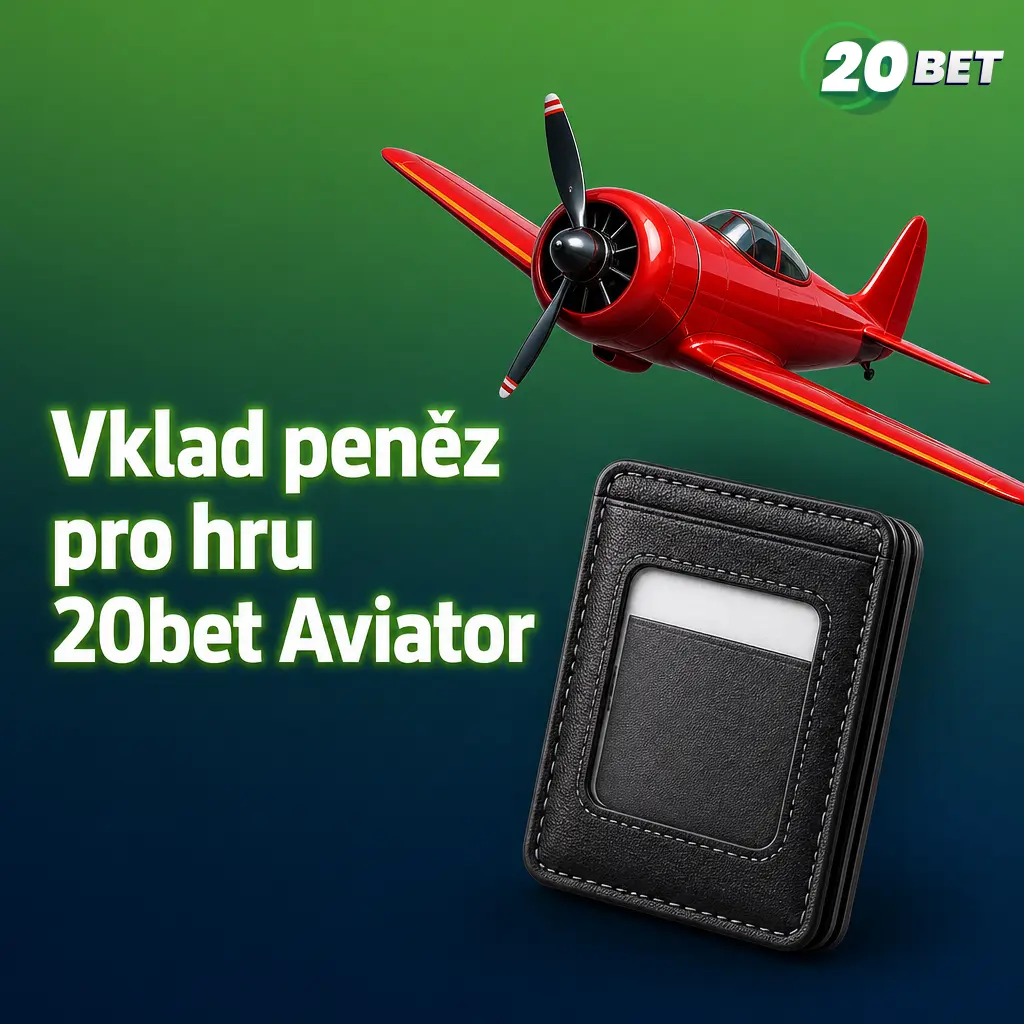 Vklad peněz na účet 20bet pro hru Aviator pomocí platebních metod jako Visa, Skrill nebo Bitcoin
