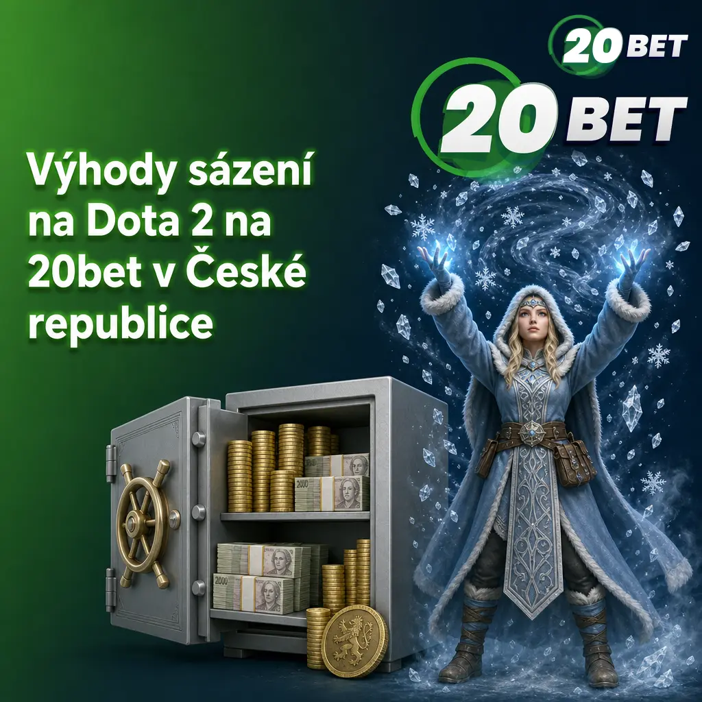 Sázení na Dota 2 na 20bet: bonus 100% až 2 500 Kč, české platby, live chat 24/7 a mobilní aplikace.