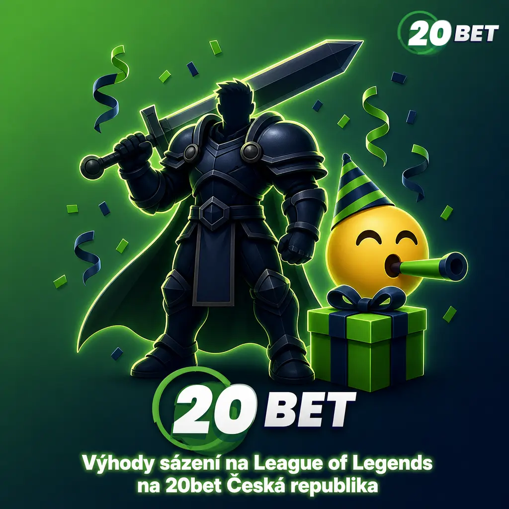 Výhody sázení na League of Legends na 20bet Česká republika – bonusy, platby v CZK a live sázení na LoL